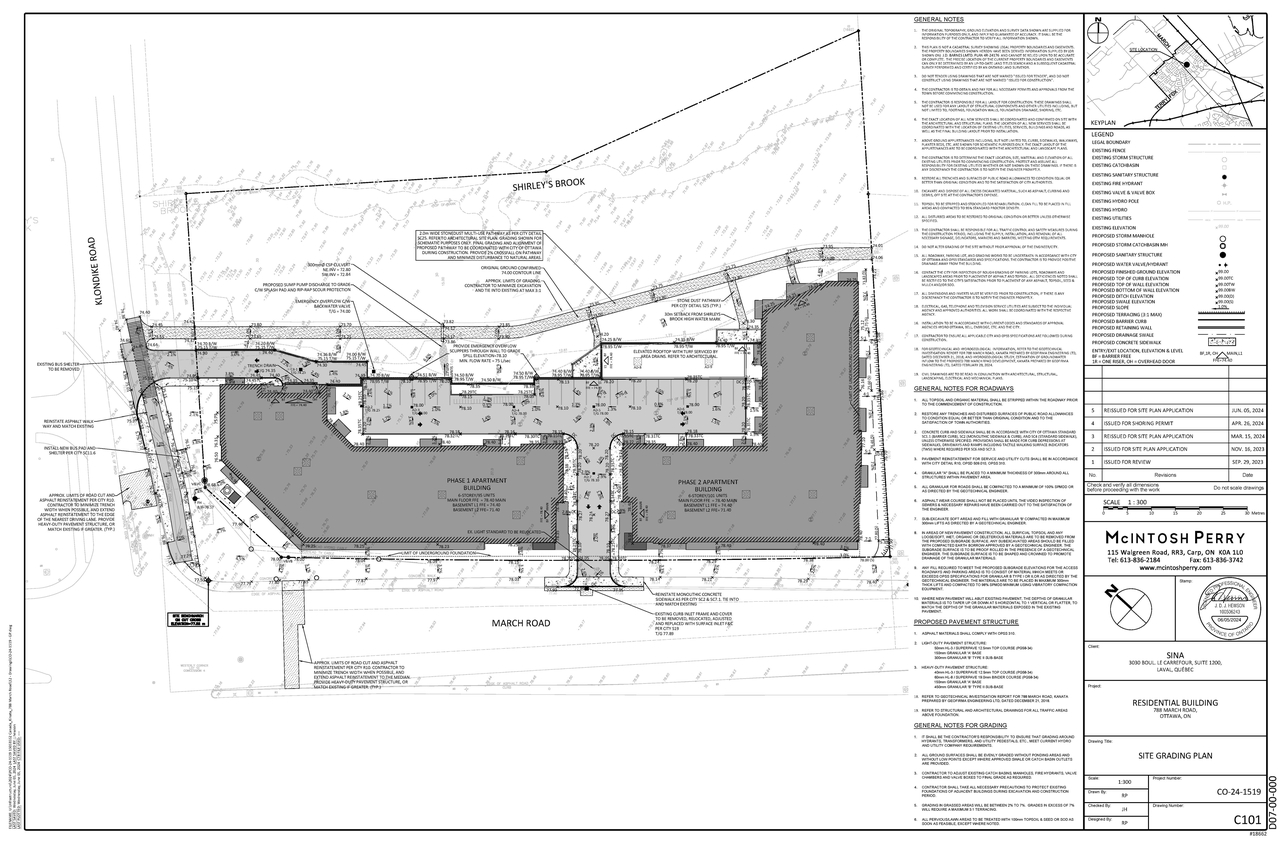 Construction site plan for project from page 46 of the file '2024-06-26 - Urban Design Brief - D07-12-24-0045'