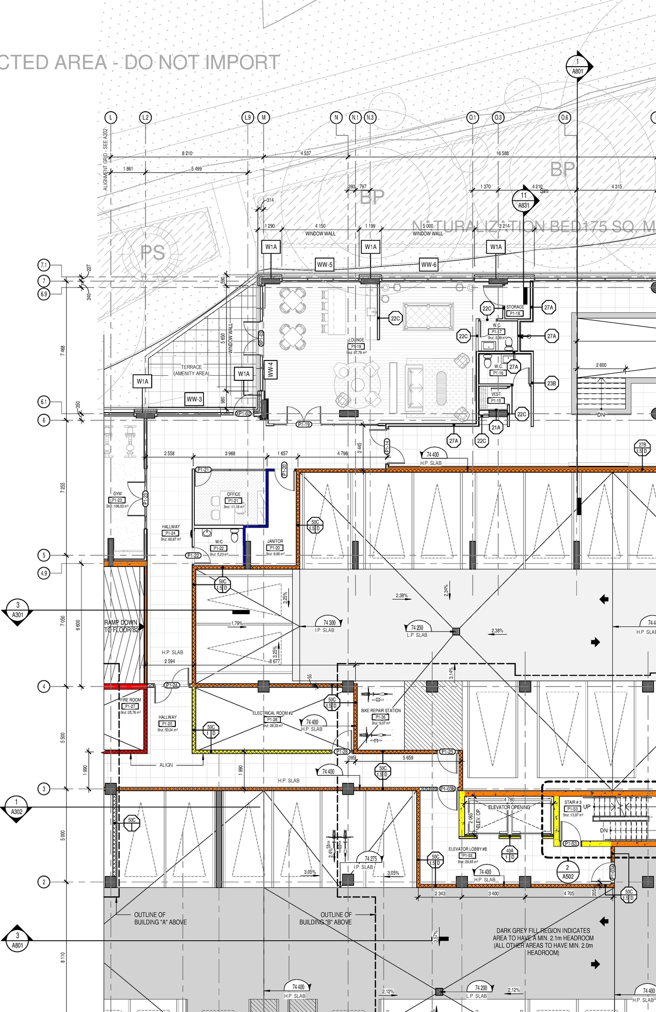 Construction site plan for project from page 58 of the file '2024-06-26 - Urban Design Brief - D07-12-24-0045'