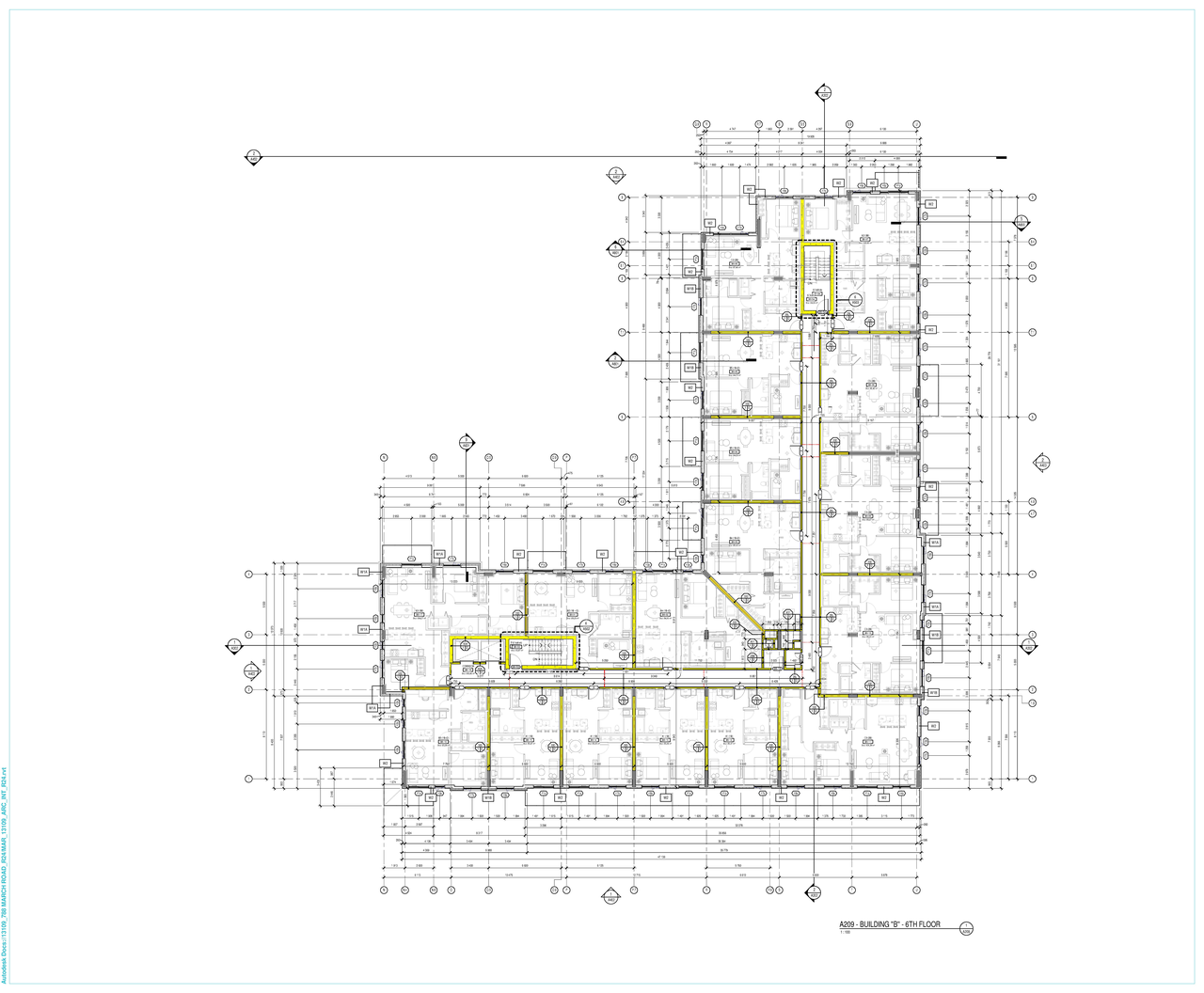 Floor plan for project from page 10 of the file '2024-06-26 - Floor plans and Parking Garage Plans - D07-12-24-0045'