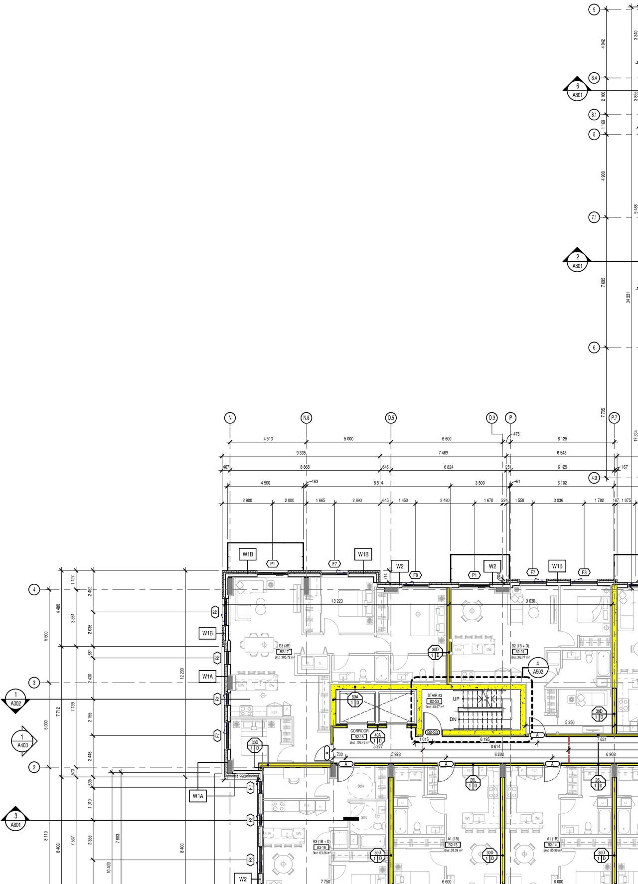 Construction site plan for project from page 8 of the file '2024-06-26 - Floor plans and Parking Garage Plans - D07-12-24-0045'