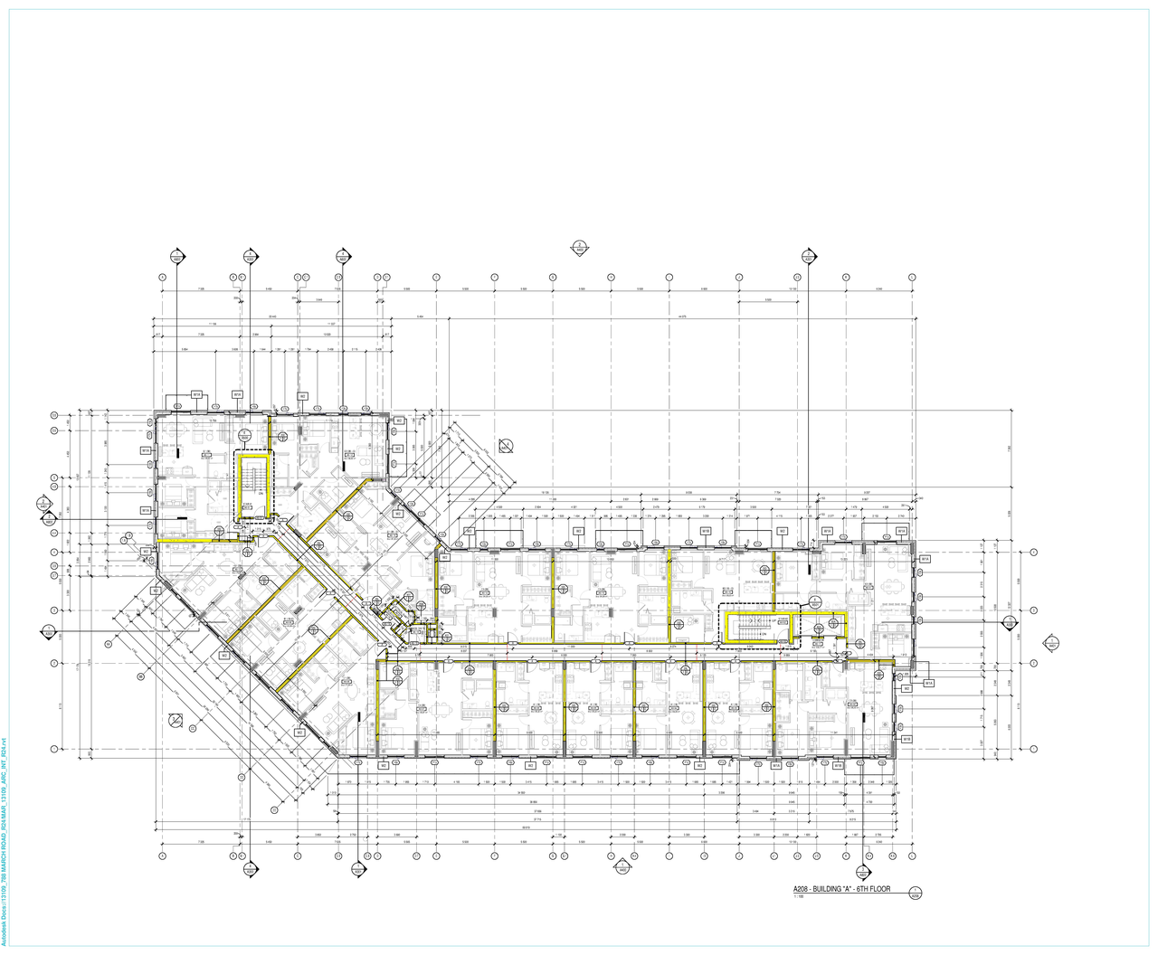 Floor plan for project from page 9 of the file '2024-06-26 - Floor plans and Parking Garage Plans - D07-12-24-0045'