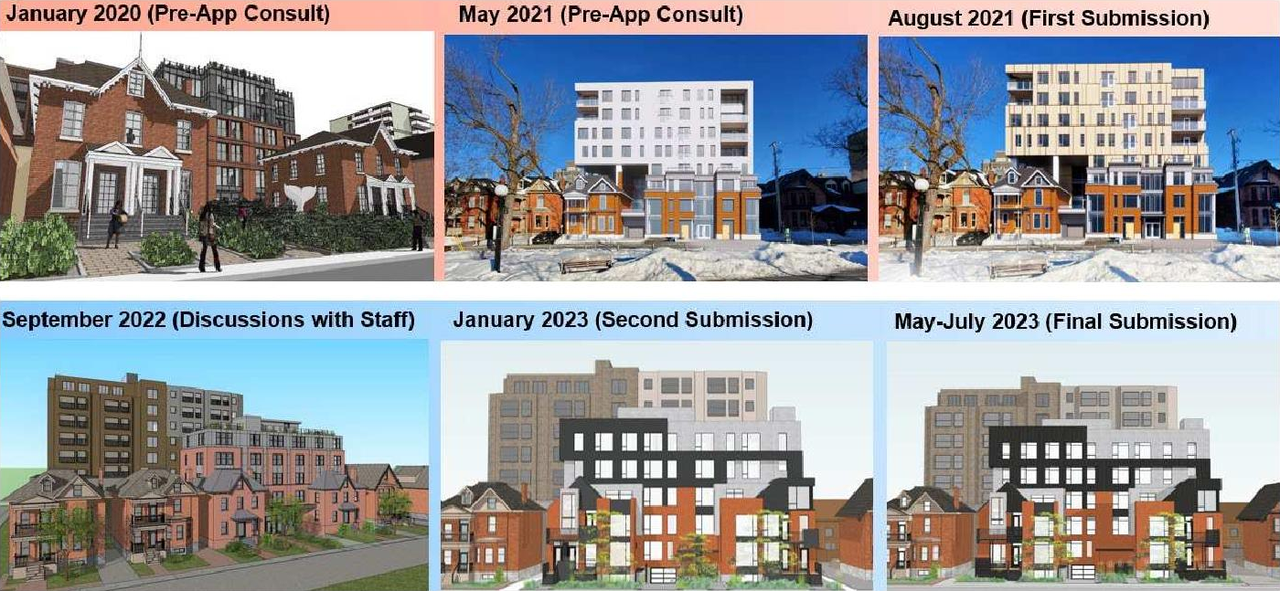 Rendering of building from page 7 of the file '2024-07-05 - Urban Design Brief - D07-12-24-0049'
