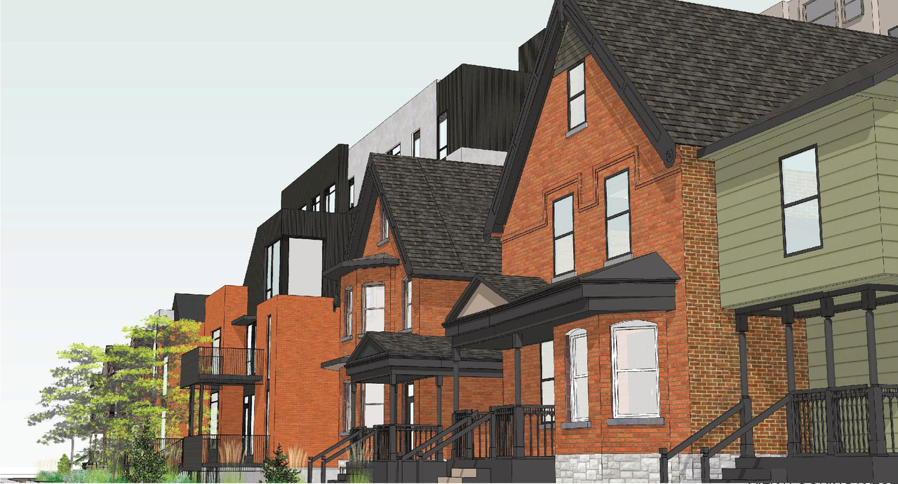 Rendering of building from page 5 of the file '2024-07-05 - RENDERS - D07-12-24-0049'