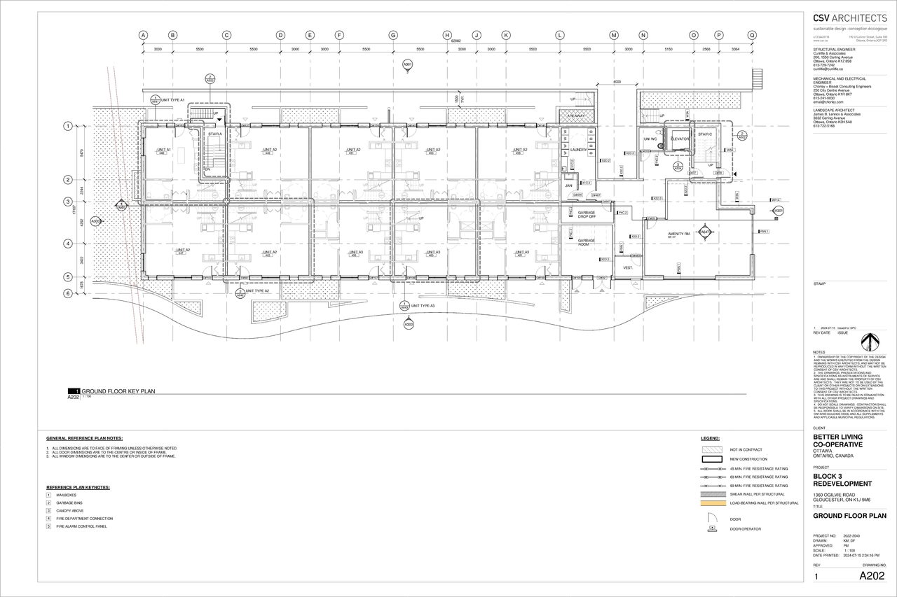 Floor plan for project from page 4 of the file '2024-08-13 - Site and Floor Plans - D07-12-24-0061'