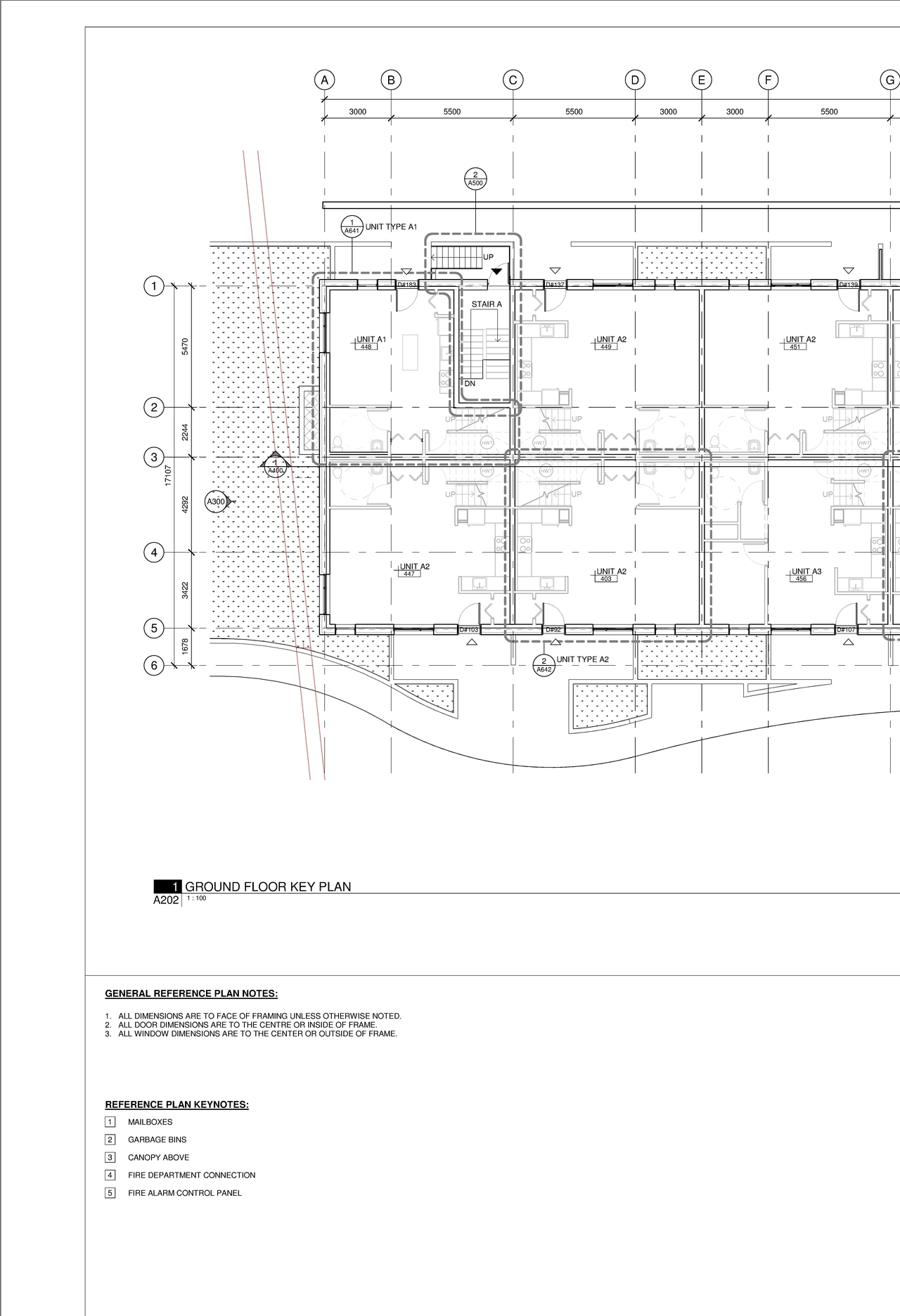 Construction site plan for project from page 4 of the file '2024-08-13 - Site and Floor Plans - D07-12-24-0061'