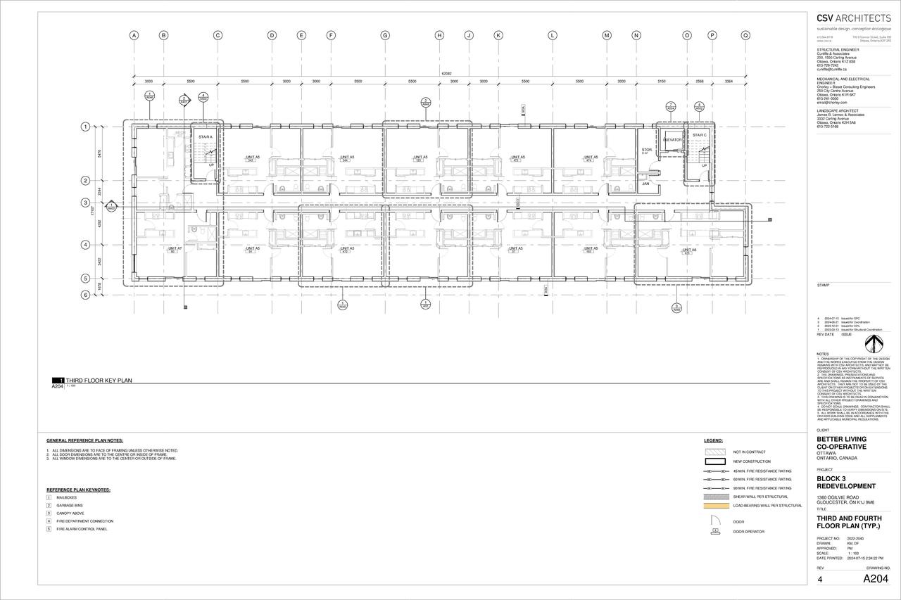 Floor plan for project from page 6 of the file '2024-08-13 - Site and Floor Plans - D07-12-24-0061'