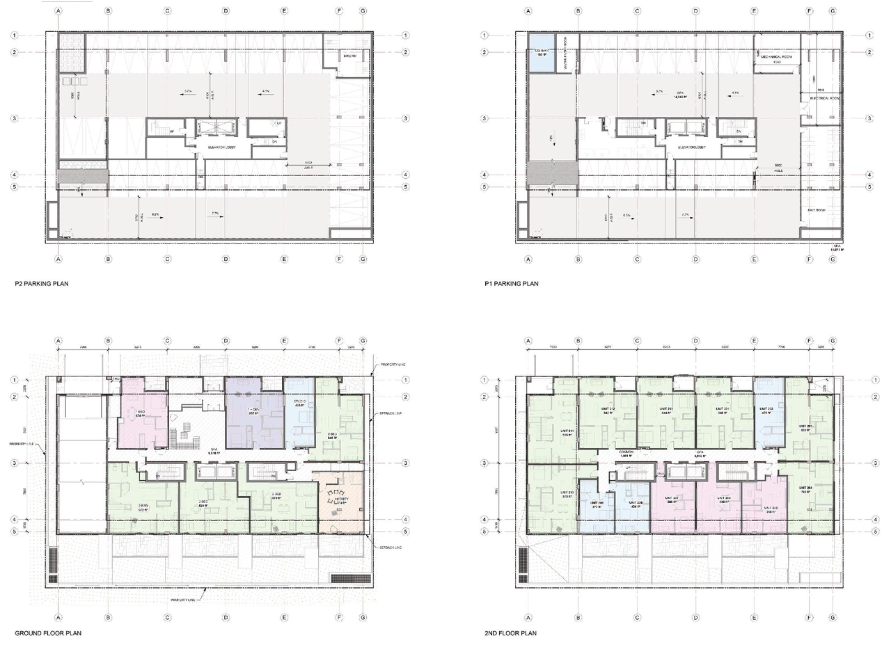 Floor plan for project from page 14 of the file '2024-08-20 - Updated Design Brief - D07-12-24-0062'