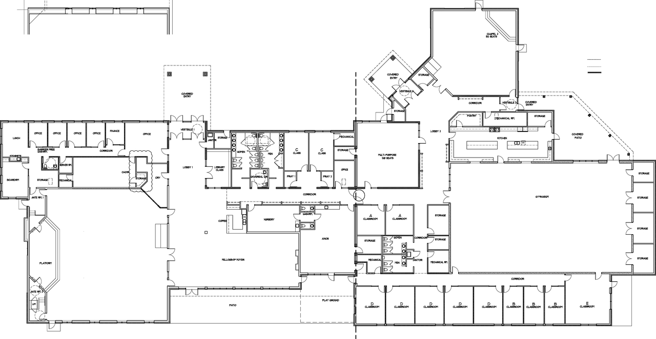 Construction site plan for project from page 1 of the file '2024-10-09 - Floor Plan - D07-12-24-0063'