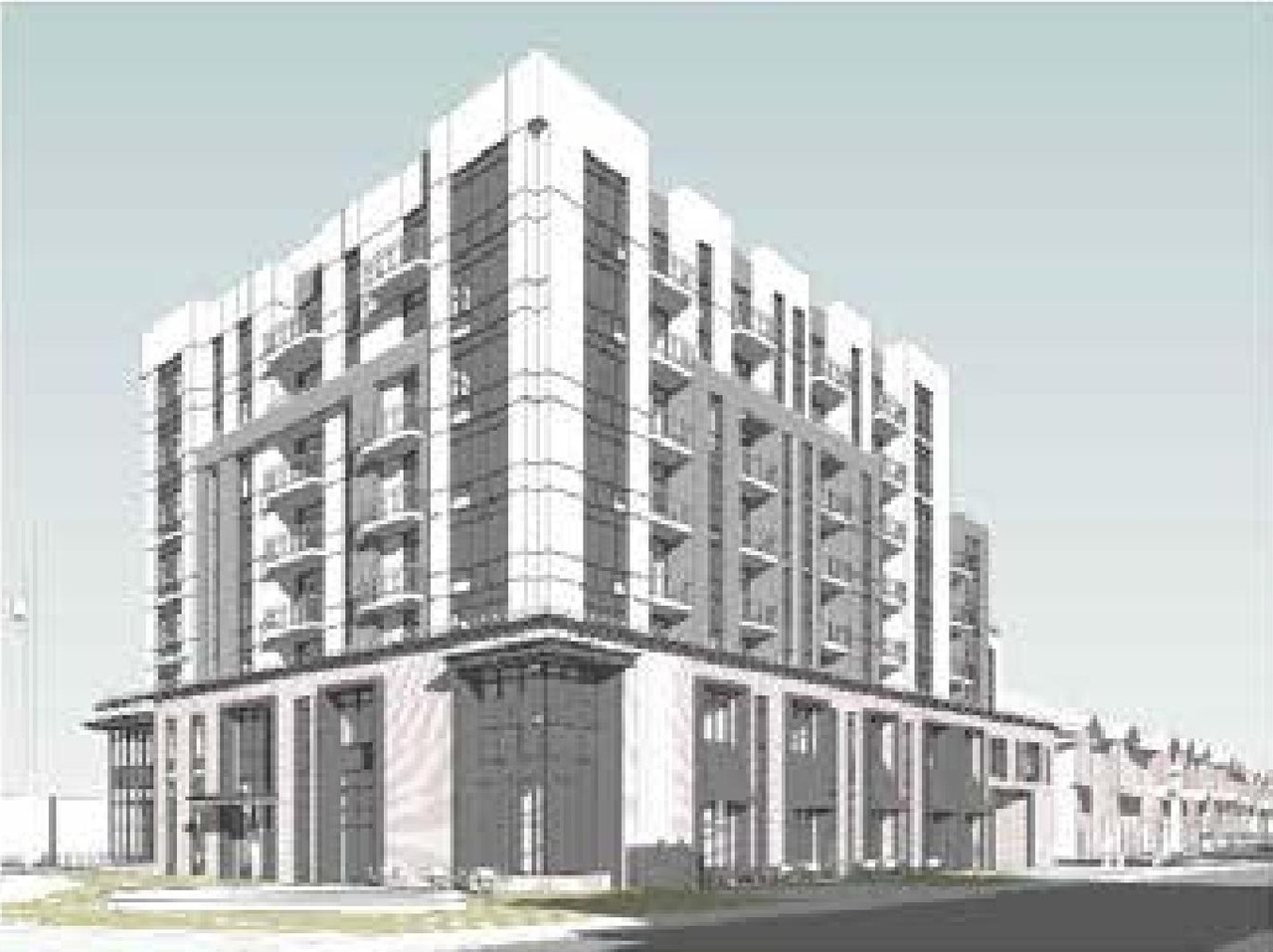Rendering of building from page 13 of the file '2024-07-24 - Urban Design Brief - D07-12-24-0066'