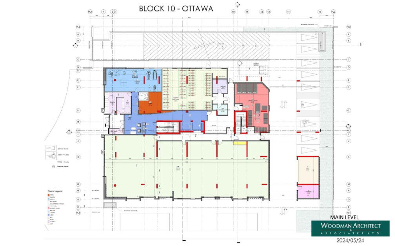 Construction site plan for project from page 20 of the file '2024-07-24 - Urban Design Brief - D07-12-24-0066'