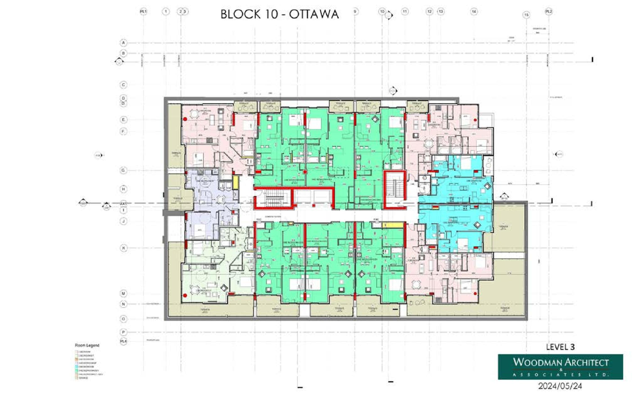 Construction site plan for project from page 21 of the file '2024-07-24 - Urban Design Brief - D07-12-24-0066'