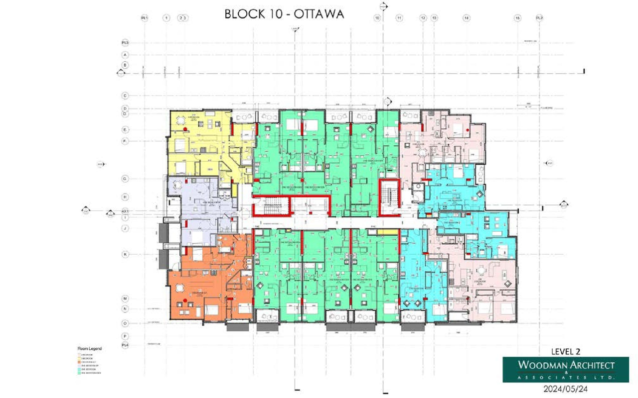 Construction site plan for project from page 21 of the file '2024-07-24 - Urban Design Brief - D07-12-24-0066'