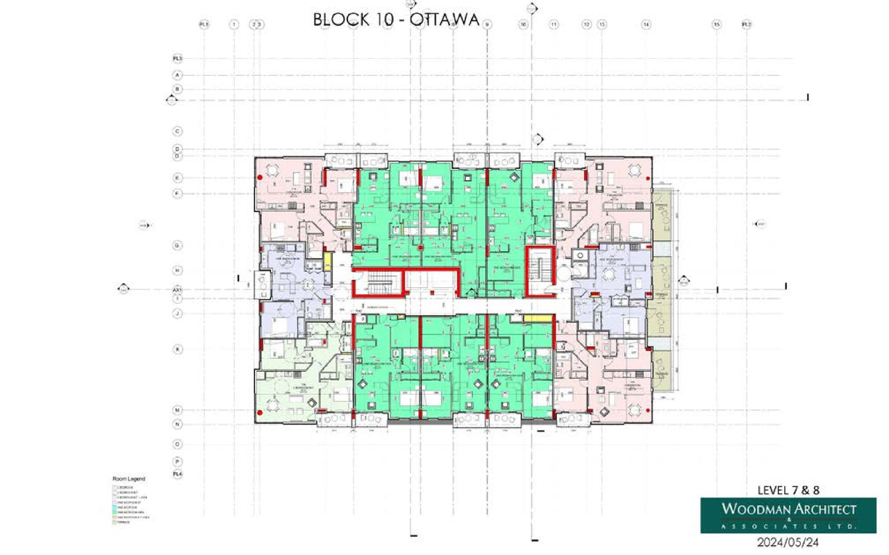 Construction site plan for project from page 22 of the file '2024-07-24 - Urban Design Brief - D07-12-24-0066'