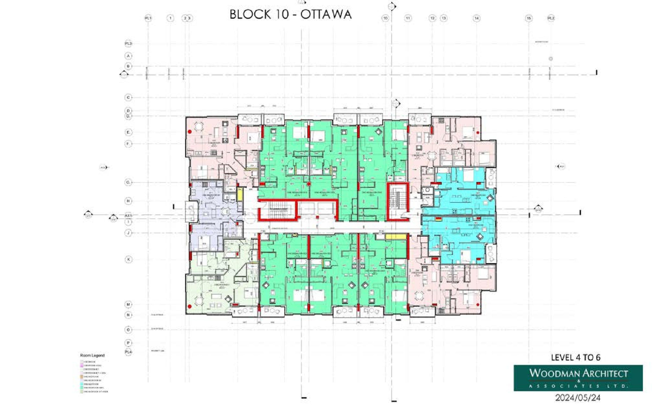 Construction site plan for project from page 22 of the file '2024-07-24 - Urban Design Brief - D07-12-24-0066'