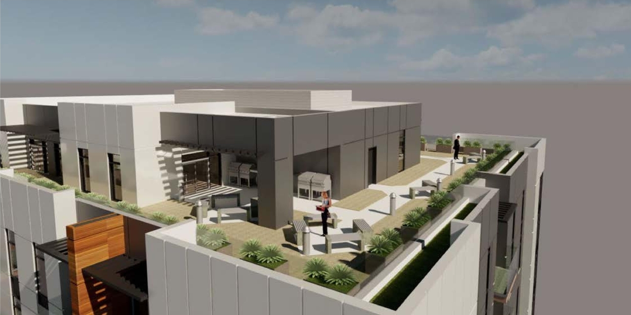 Rendering of building from page 26 of the file '2024-07-24 - Urban Design Brief - D07-12-24-0066'