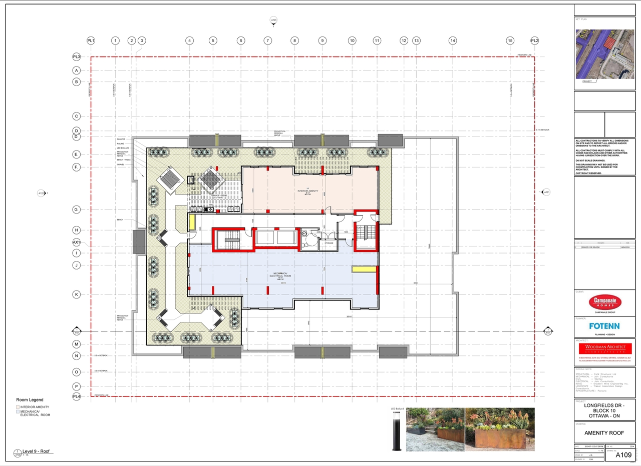Construction site plan for project from page 9 of the file '2024-07-24 - Floor Plans - D07-12-24-0066'