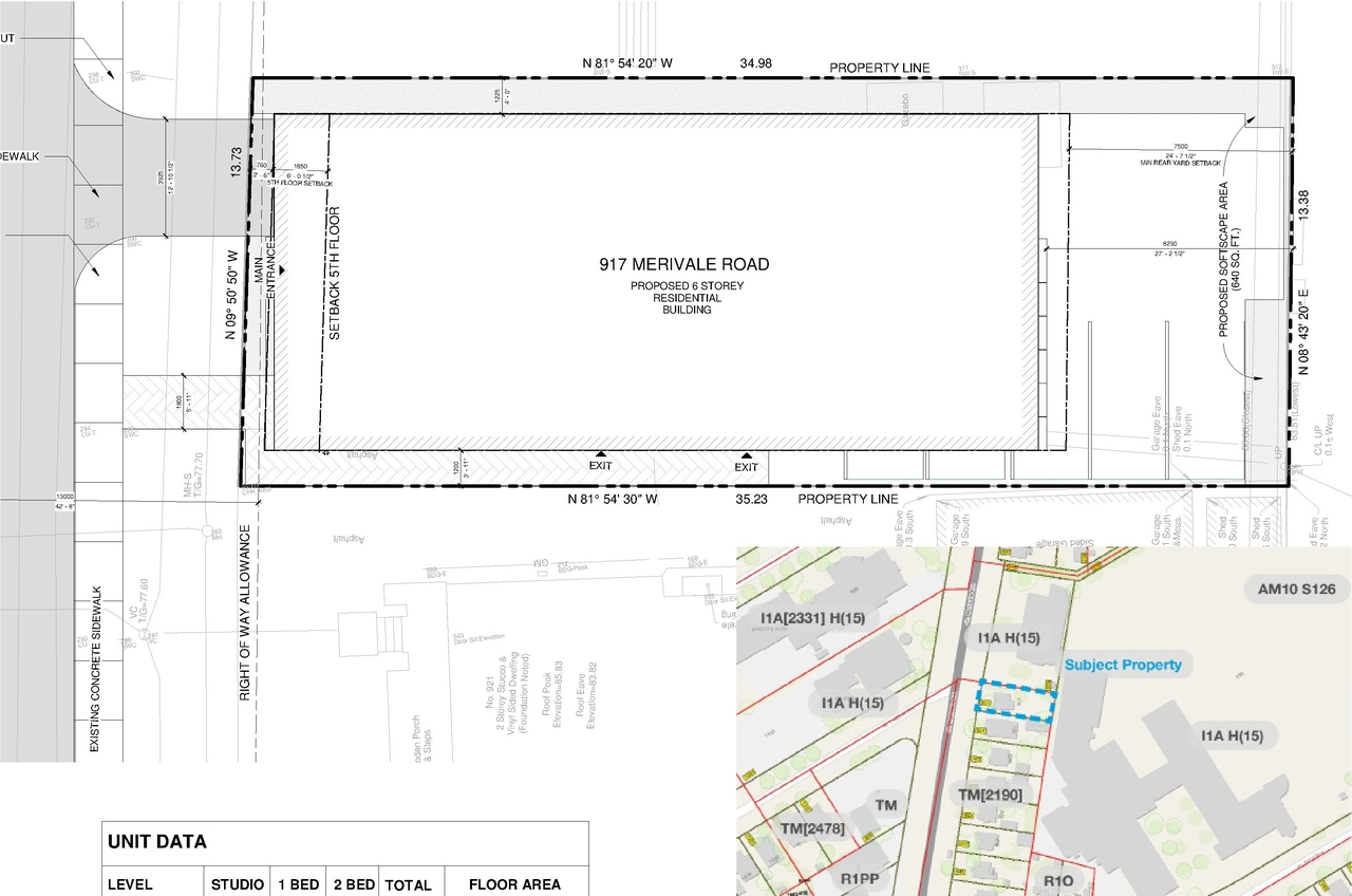 Construction site plan for project from page 10 of the file '2024-07-23 - Urban Design Brief - D07-12-24-0067'