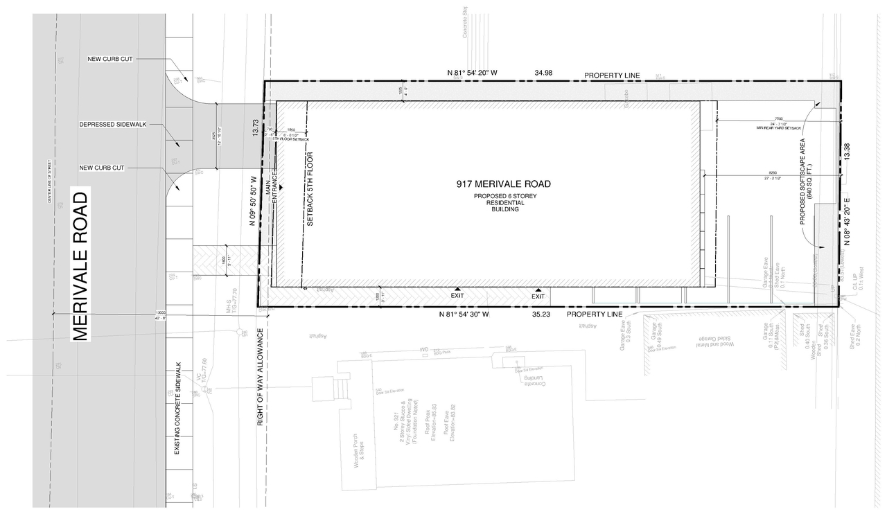 Construction site plan for project from page 24 of the file '2024-07-23 - Urban Design Brief - D07-12-24-0067'