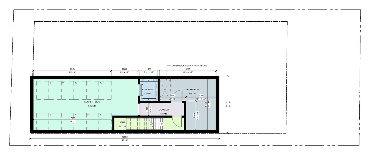 Floor plan for project from page 25 of the file '2024-07-23 - Urban Design Brief - D07-12-24-0067'