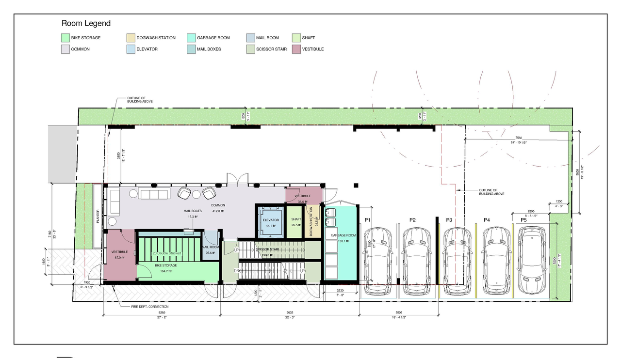 Construction site plan for project from page 26 of the file '2024-07-23 - Urban Design Brief - D07-12-24-0067'