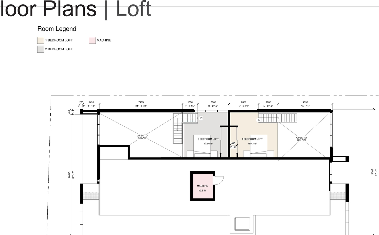 Floor plan for project from page 32 of the file '2024-07-23 - Urban Design Brief - D07-12-24-0067'