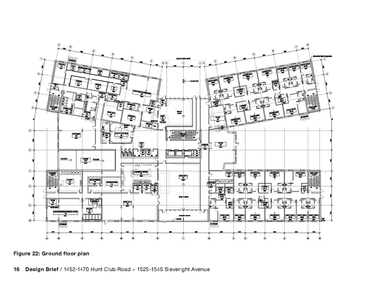 Floor plan for project from page 16 of the file '2024-09-04 - Architectural Design Brief - D07-12-24-0068'