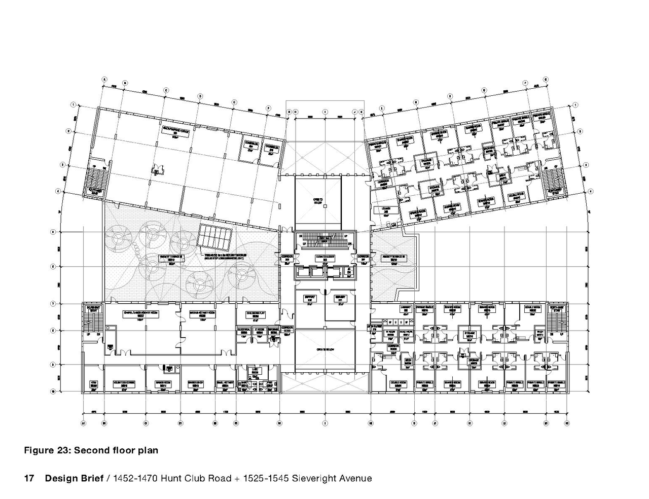 Floor plan for project from page 17 of the file '2024-09-04 - Architectural Design Brief - D07-12-24-0068'