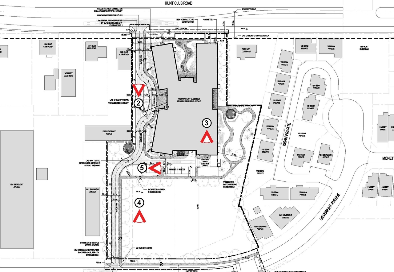 Construction site plan for project from page 6 of the file '2024-09-04 - Architectural Design Brief - D07-12-24-0068'