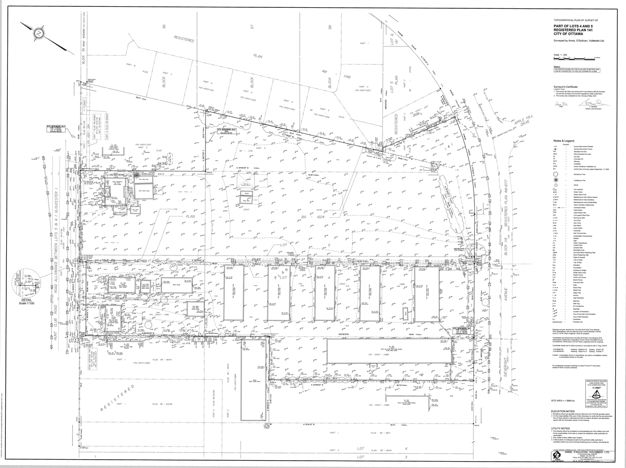 Construction site plan for project from page 43 of the file '2024-09-04 - Design Brief - D07-12-24-0068'