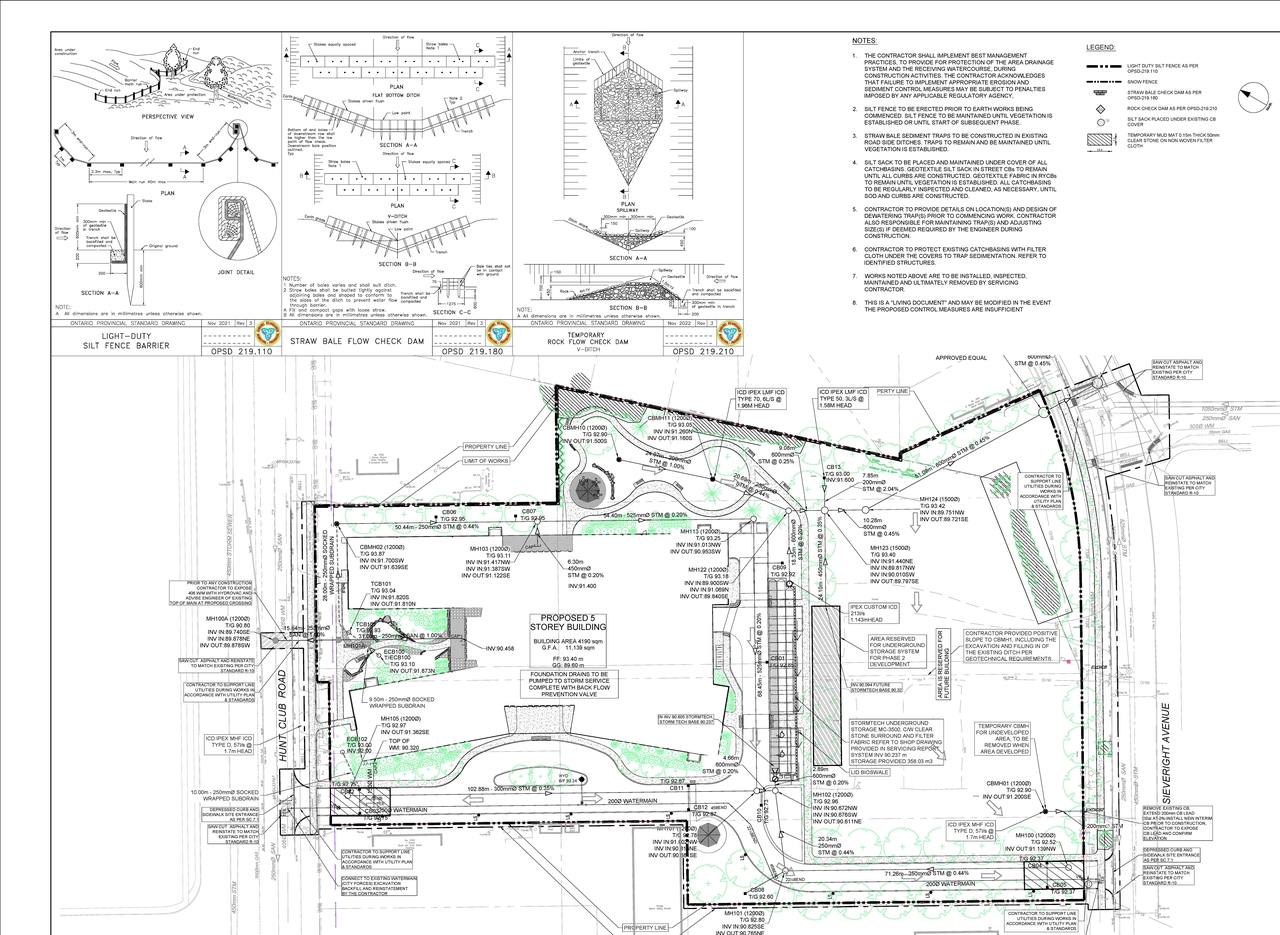 Construction site plan for project from page 98 of the file '2024-09-04 - Design Brief - D07-12-24-0068'