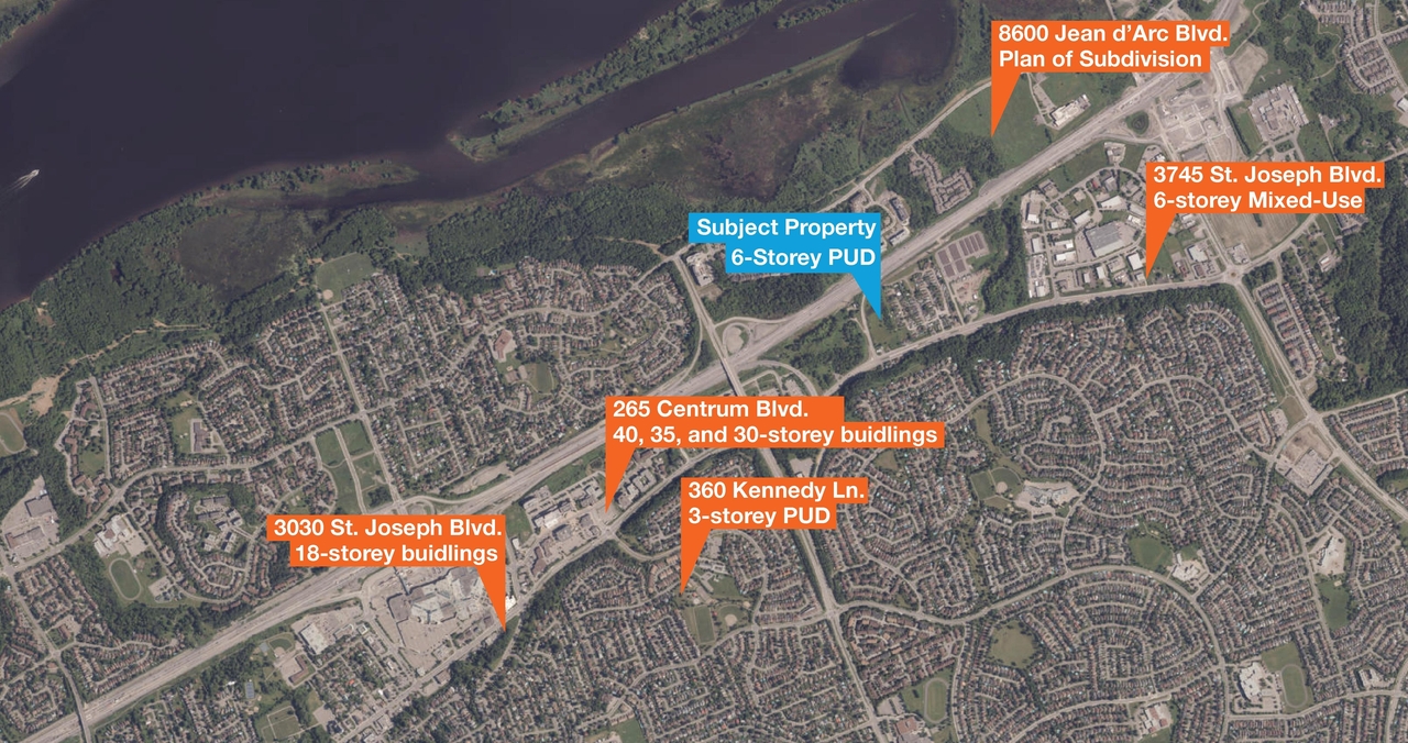 Construction site plan for project from page 15 of the file '2024-07-25 - Urban Design Brief - D07-12-24-0069'