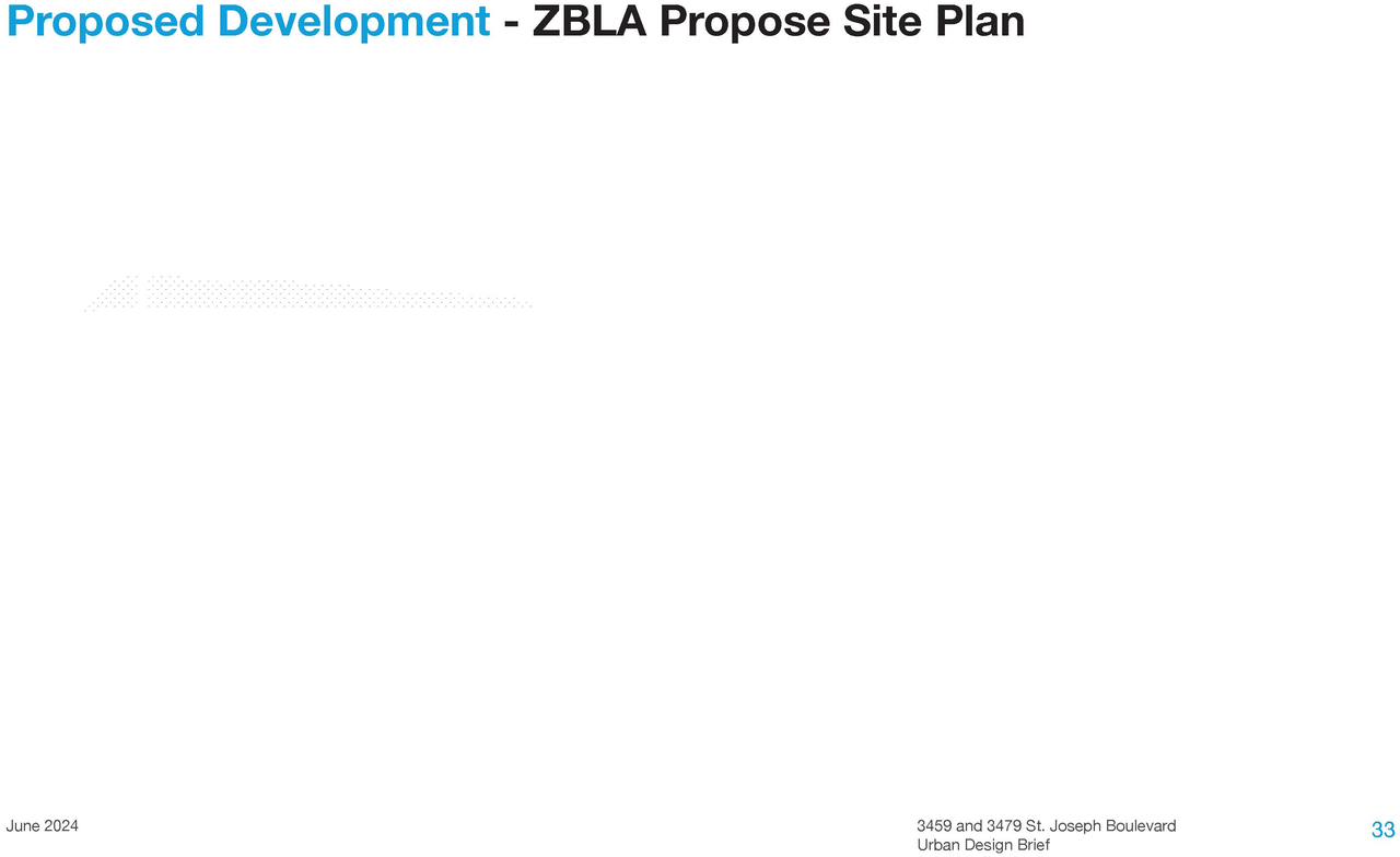 Construction site plan for project from page 33 of the file '2024-07-25 - Urban Design Brief - D07-12-24-0069'