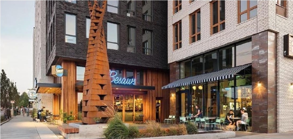 Rendering of building from page 17 of the file '2024-11-04 - Design Brief - D07-12-24-0072'