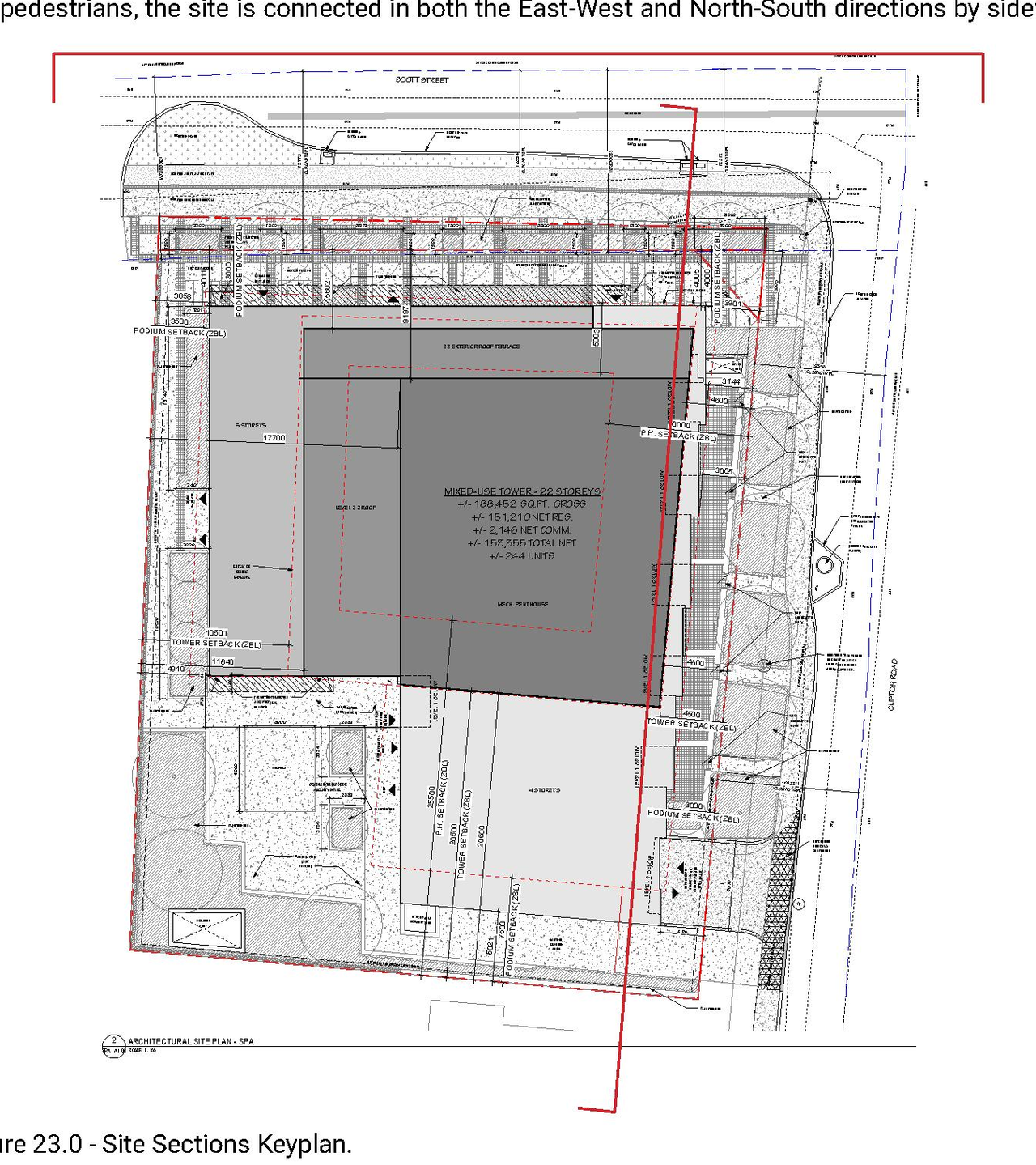 Construction site plan for project from page 19 of the file '2024-11-04 - Design Brief - D07-12-24-0072'