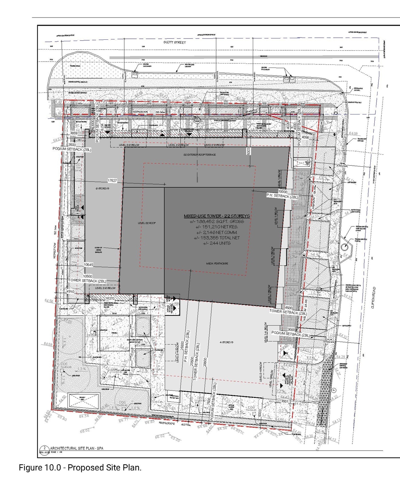 Construction site plan for project from page 5 of the file '2024-11-04 - Design Brief - D07-12-24-0072'