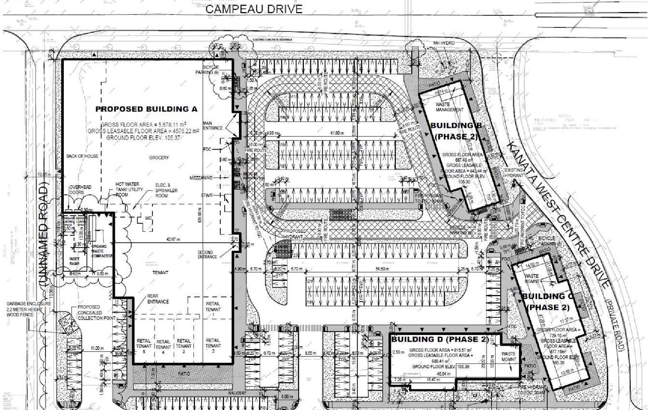 Construction site plan for project from page 11 of the file '2025-03-27 - Design Brief_TAES-r2 - D07-12-24-0076'
