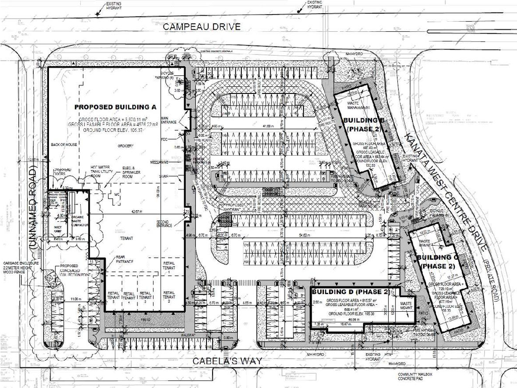 Construction site plan for project from page 11 of the file '2025-03-27 - Design Brief_TAES-r2 - D07-12-24-0076'