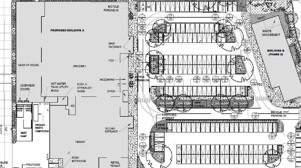 Construction site plan for project from page 19 of the file '2025-03-27 - Design Brief_TAES-r2 - D07-12-24-0076'