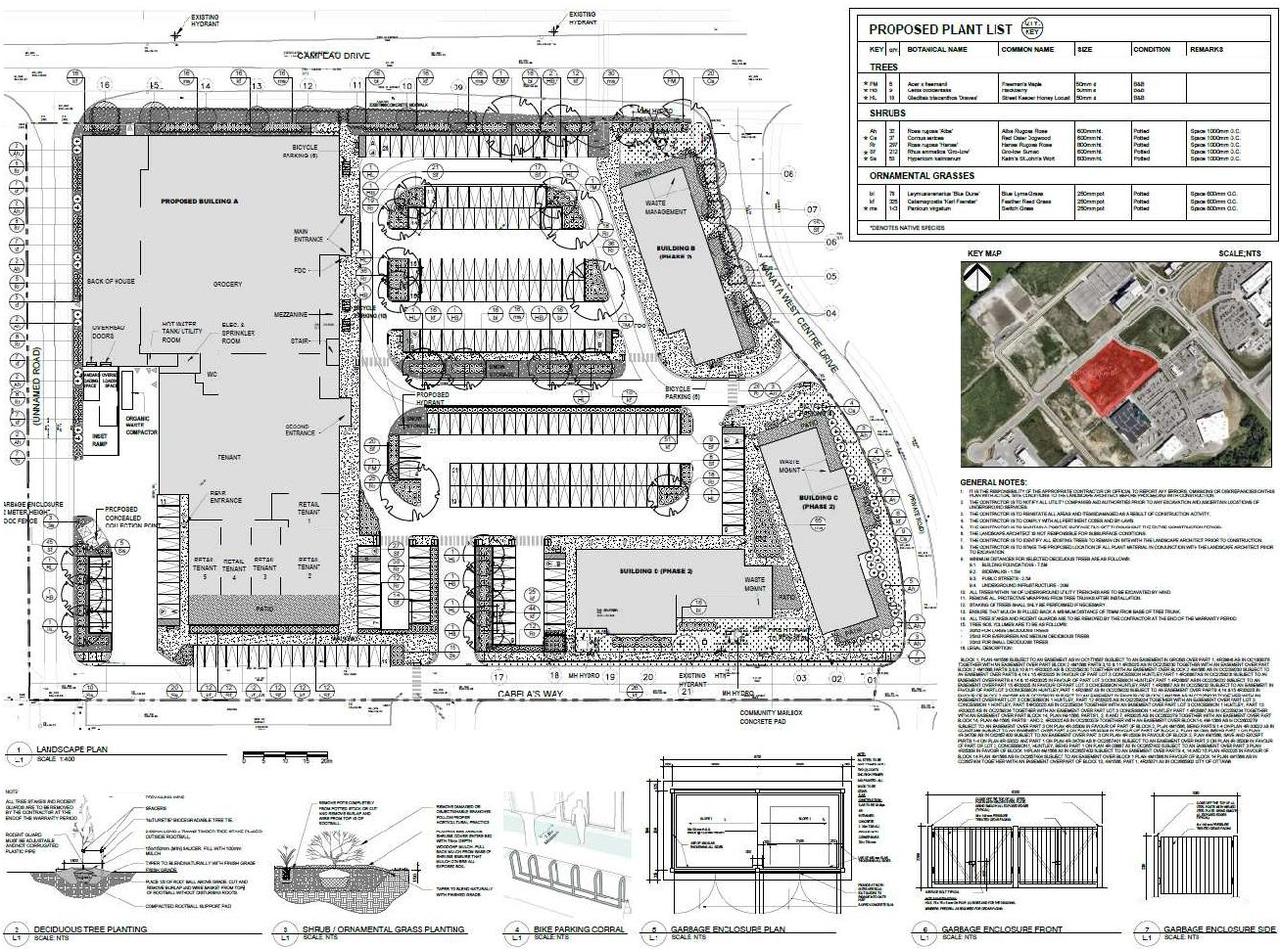 Construction site plan for project from page 19 of the file '2025-03-27 - Design Brief_TAES-r2 - D07-12-24-0076'