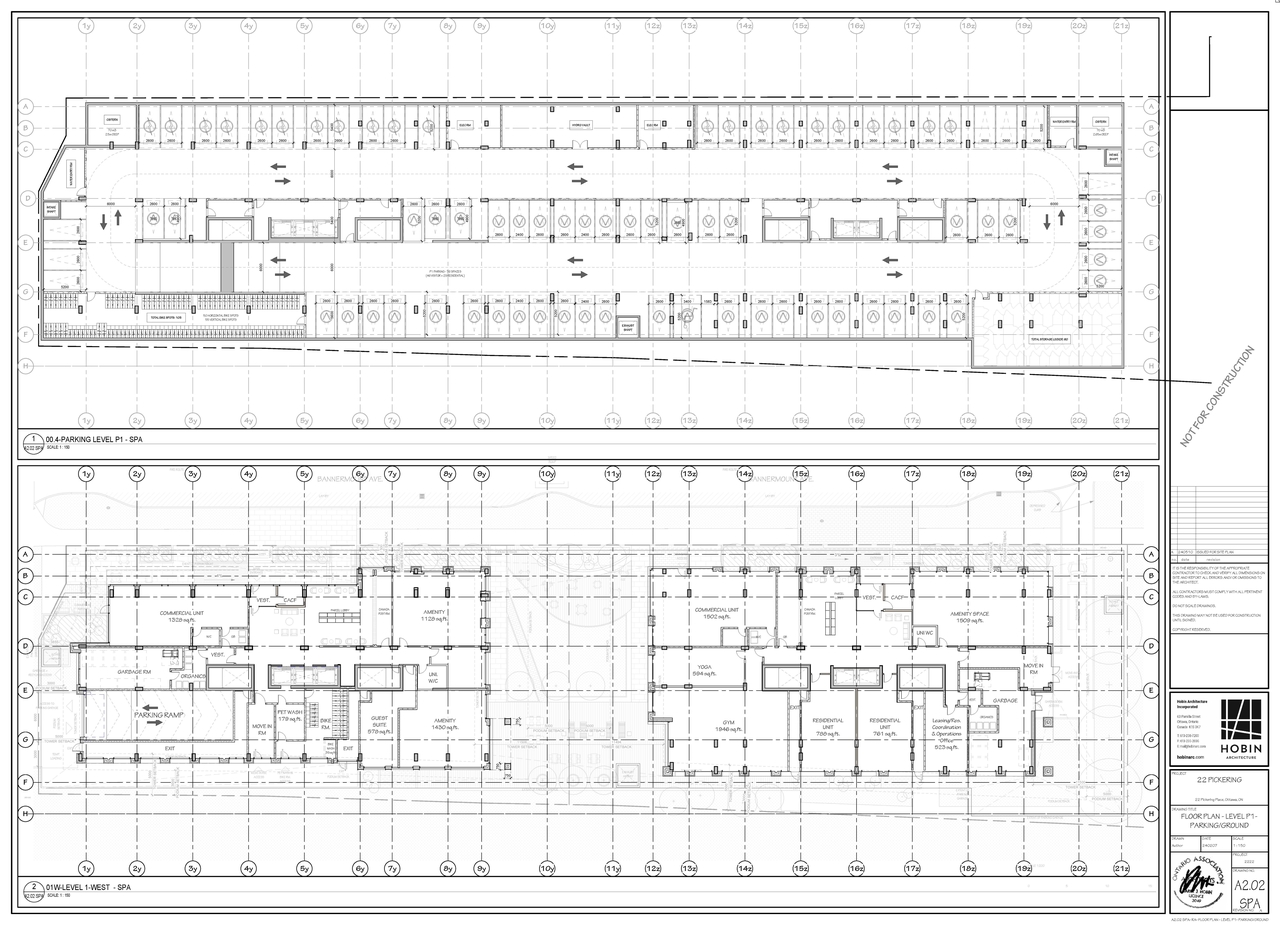 Floor plan for project from page 2 of the file '2024-08-07 - Floor Plans - D07-12-24-0077'