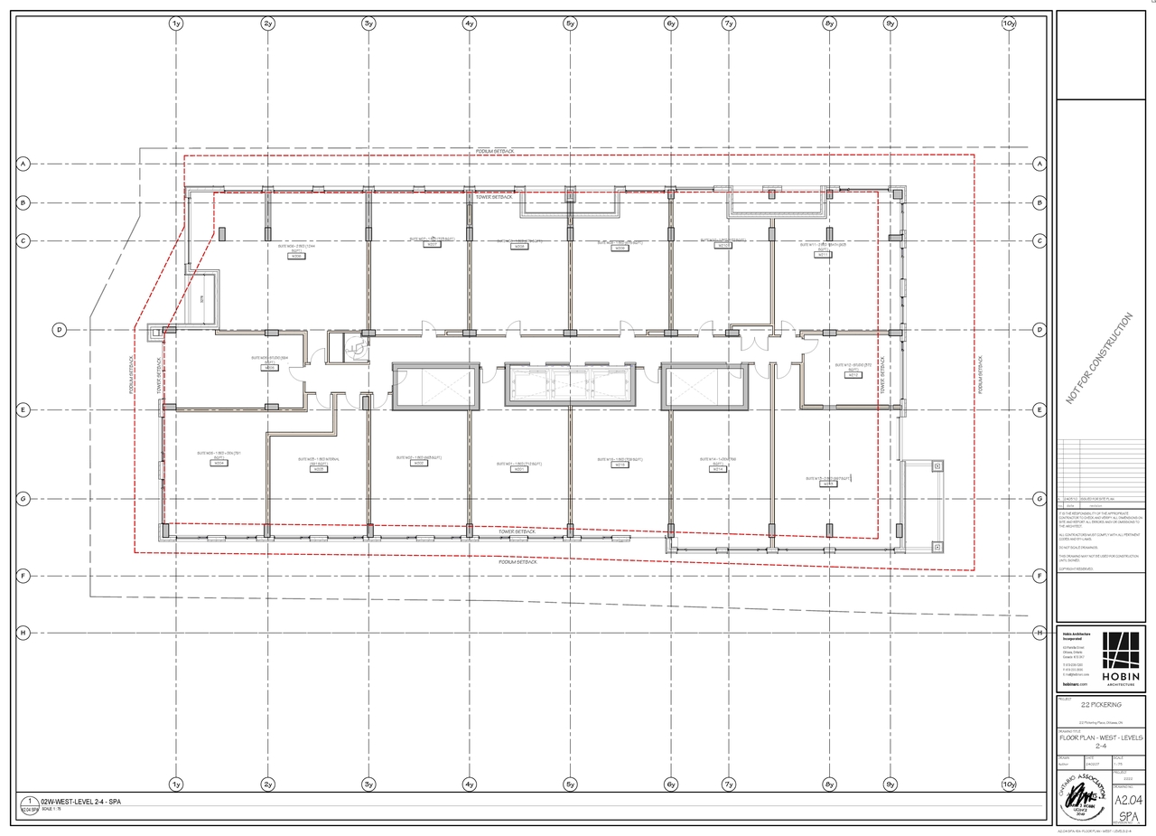 Floor plan for project from page 4 of the file '2024-08-07 - Floor Plans - D07-12-24-0077'
