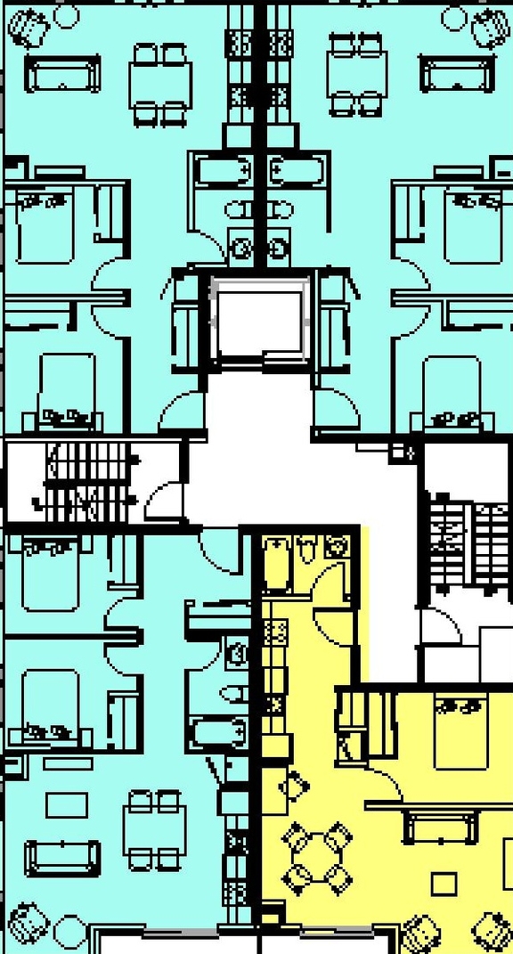 Floor plan for project from page 12 of the file '2025-03-31 - Urban Design Brief & Policy - D07-12-24-0078'