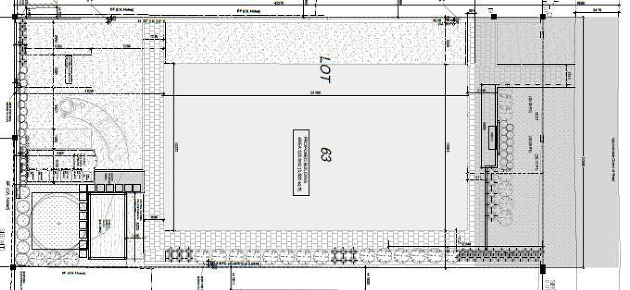 Construction site plan for project from page 28 of the file '2025-03-31 - Urban Design Brief & Policy - D07-12-24-0078'