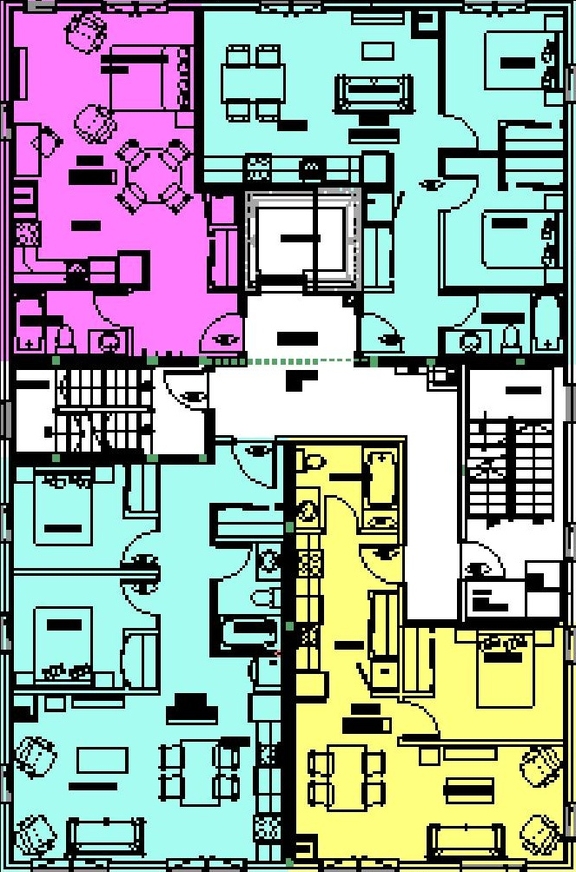 Floor plan for project from page 9 of the file '2025-03-31 - Urban Design Brief & Policy - D07-12-24-0078'