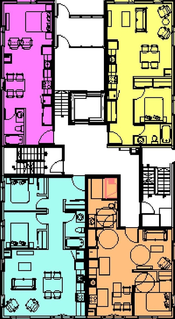 Floor plan for project from page 12 of the file '2025-03-31 - Urban Design Brief & Policy - D07-12-24-0079'