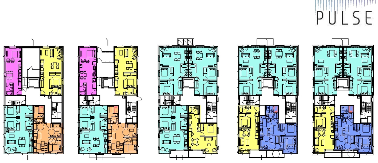 Floor plan for project from page 12 of the file '2025-03-31 - Urban Design Brief & Policy - D07-12-24-0079'