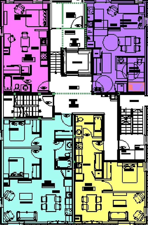 Floor plan for project from page 9 of the file '2025-03-31 - Urban Design Brief & Policy - D07-12-24-0079'