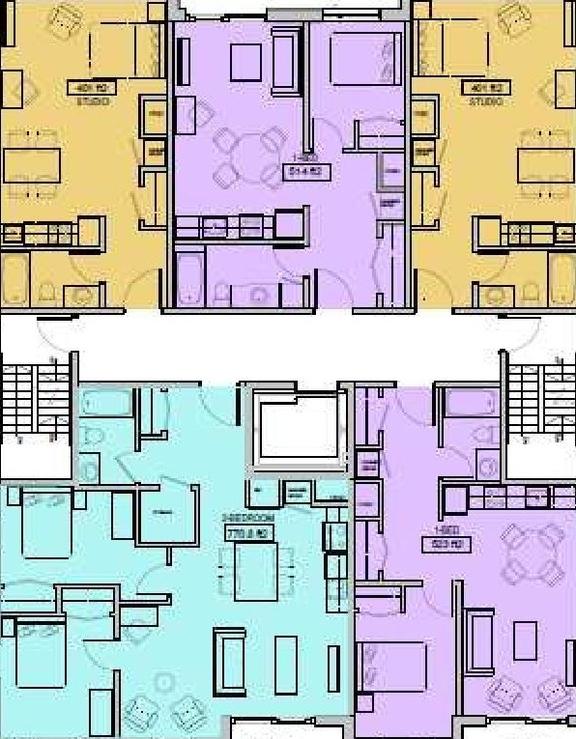 Floor plan for project from page 15 of the file '2024-11-04 - Urban Design Brief Policy - D07-12-24-0079'