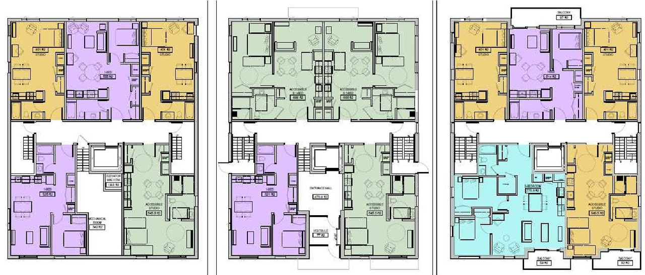 Floor plan for project from page 15 of the file '2024-11-04 - Urban Design Brief Policy - D07-12-24-0079'
