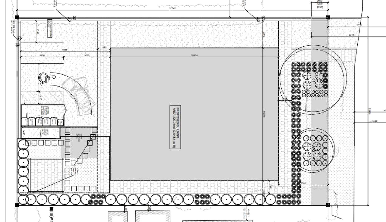 Construction site plan for project from page 31 of the file '2024-11-04 - Urban Design Brief Policy - D07-12-24-0079'